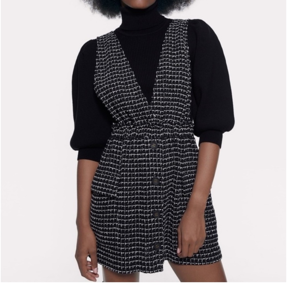 Zara houndstooth dress - Picture 2 of 9